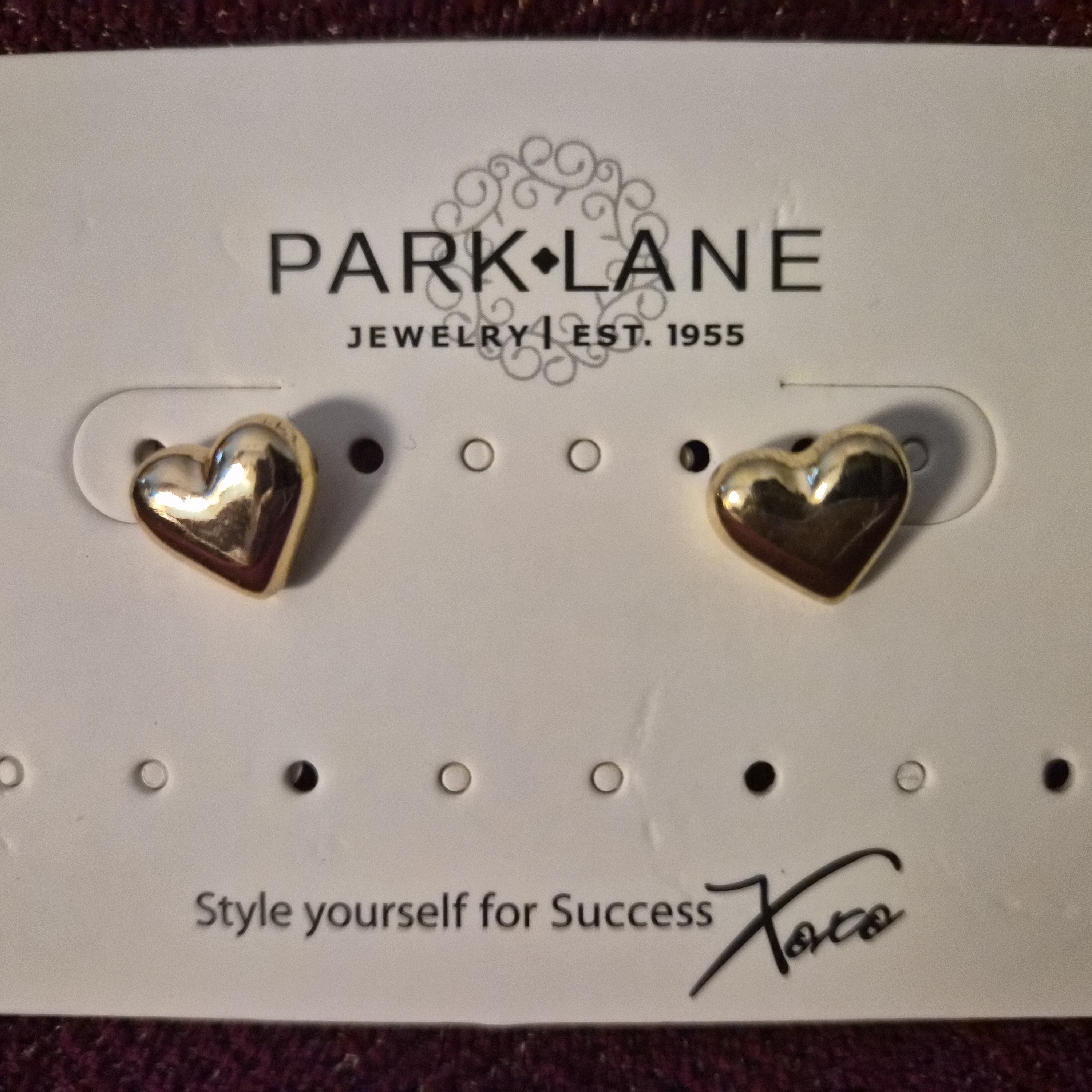 Park Lane Gold-Tone Heart Stud Earrings 20$